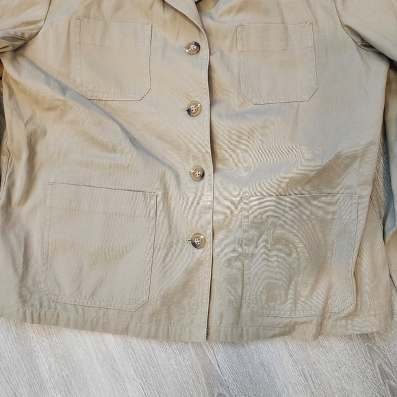 Womens Orvis Khaki Lightweight 4 Button Blazer Size 12 - Picture 3 of 6